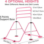EVERYMILE Kids Gymnastics Bar – Adjustable & Foldable Home Training Bar