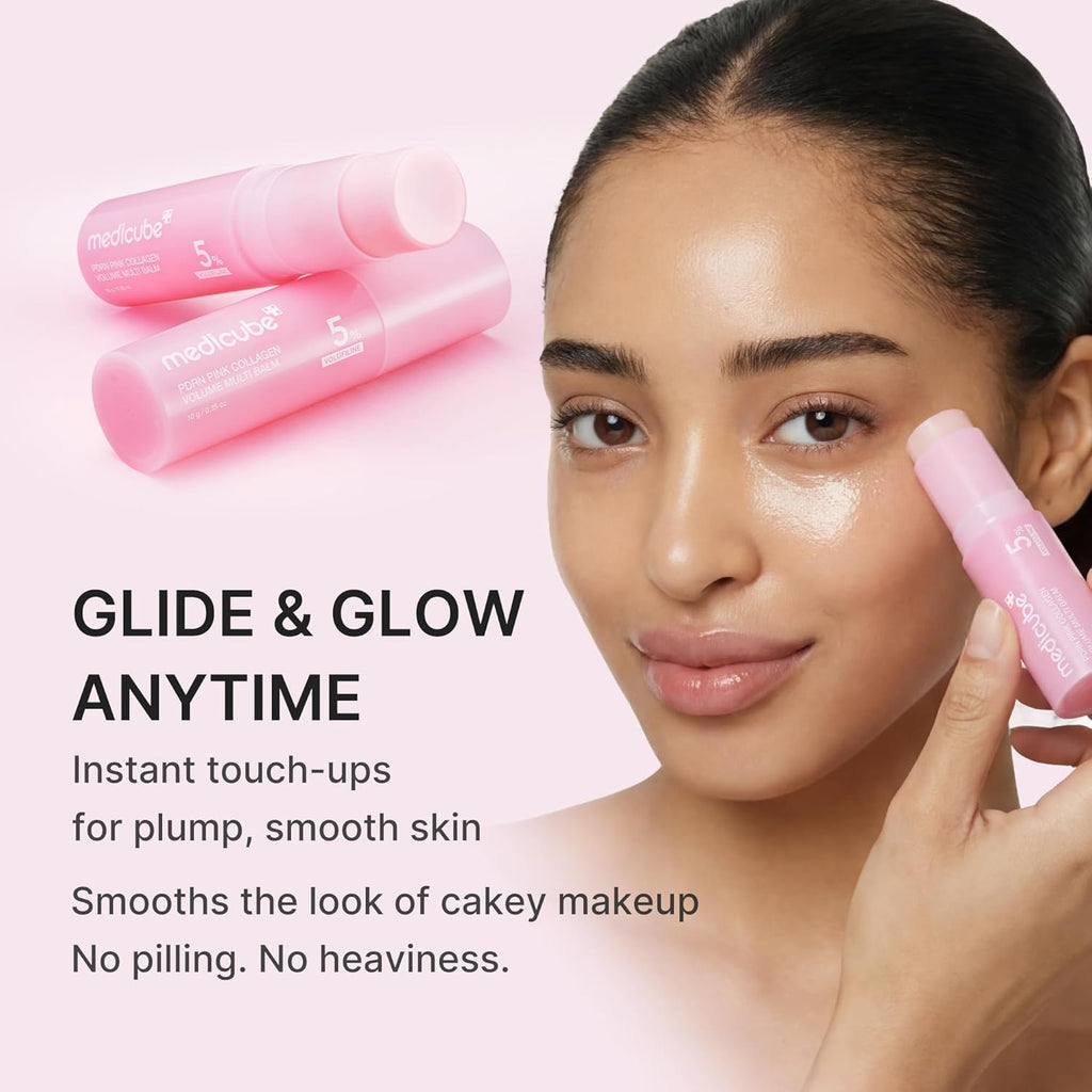 medicube PDRN Pink Collagen Volume Multi Balm Stick – Face & Body