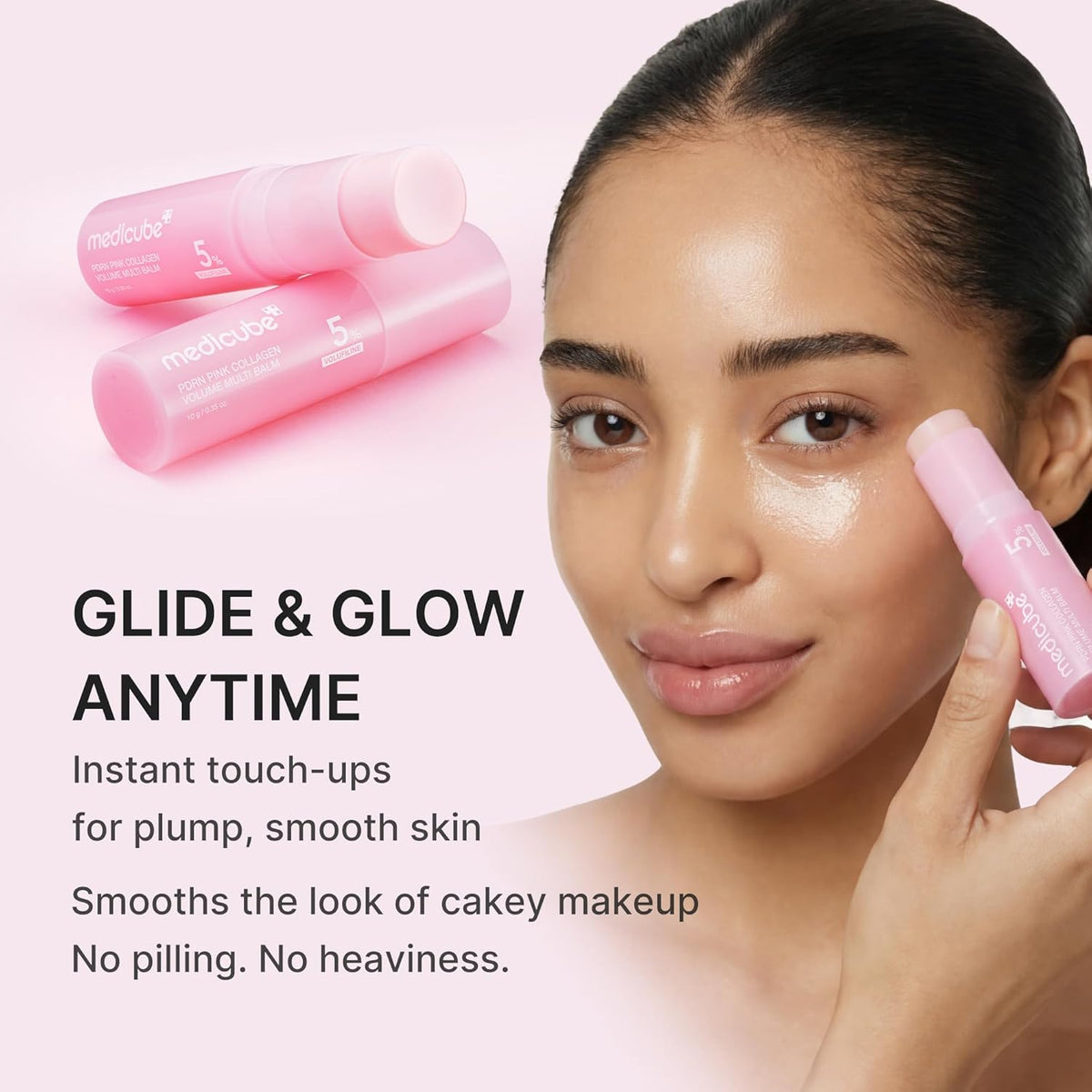 medicube PDRN Pink Collagen Volume Multi Balm Stick – Face & Body