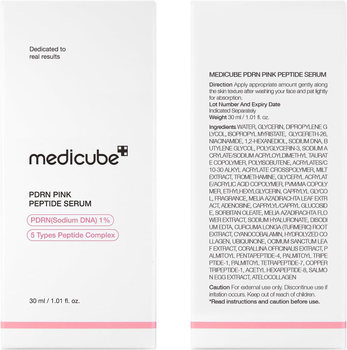 medicube PDRN Pink Peptide Serum – Salmon DNA