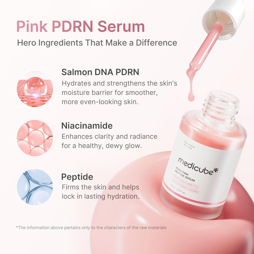 medicube PDRN Pink Peptide Serum – Salmon DNA