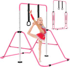 EVERYMILE Kids Gymnastics Bar – Adjustable & Foldable Home Training Bar