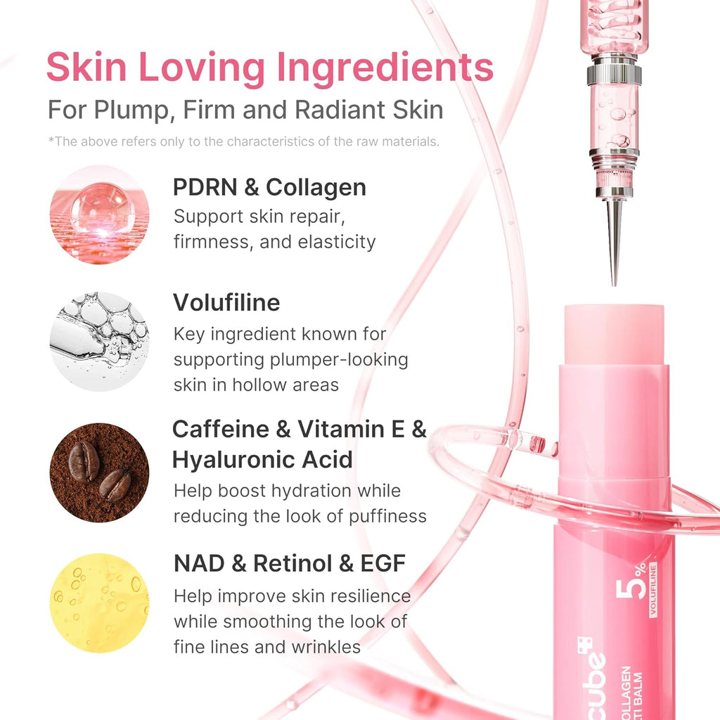 medicube PDRN Pink Collagen Volume Multi Balm Stick – Face & Body