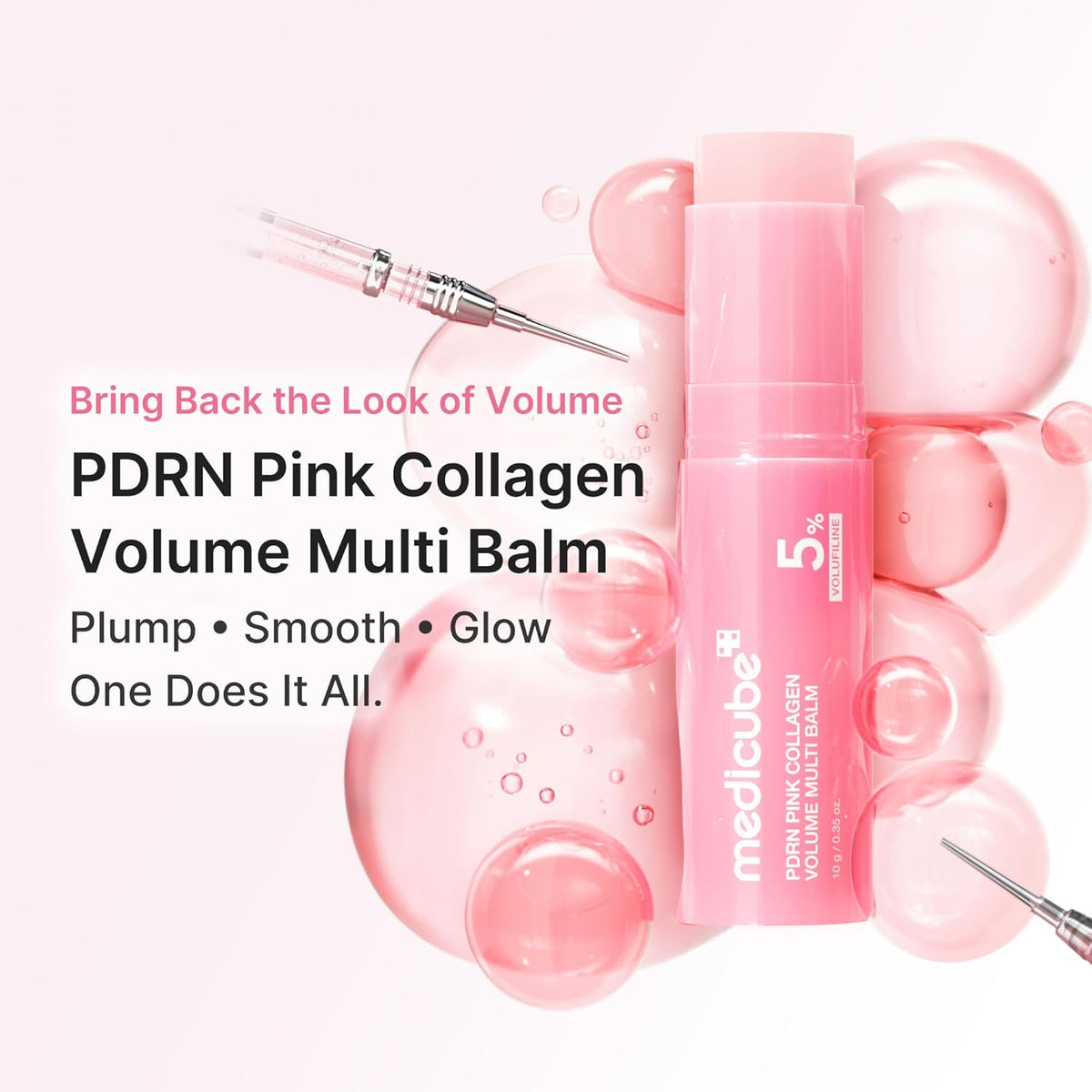 medicube PDRN Pink Collagen Volume Multi Balm Stick – Face & Body